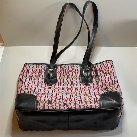 Fossil tote in f signature print and leath… - Picture 1 of 11